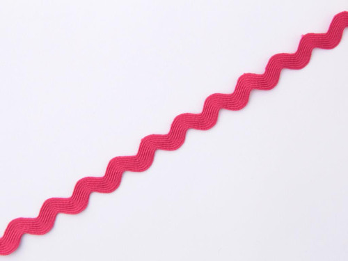 Ric Rac Braid |Ric Rac Braid - 20mm - Deep Pink| Fabric Godmother