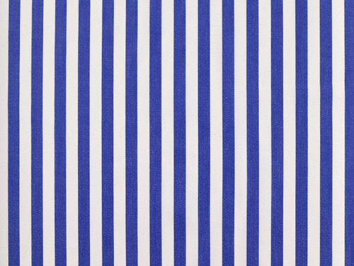 Dressmaking Fabric | Xanthos Yarn Dyed Stripe Cotton - Blue | Fabric Godmother