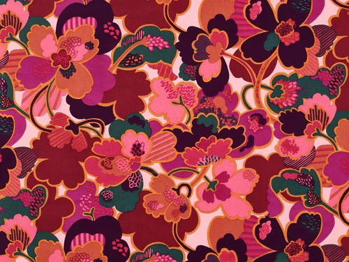 Dressmaking Fabric | Liberty Fabrics Tana Lawn® Prospect Flower - Pink | Fabric Godmother 