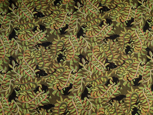 Dressmaking Fabric | Shuri Animal Viscose Crepe - Green | Fabric Godmother