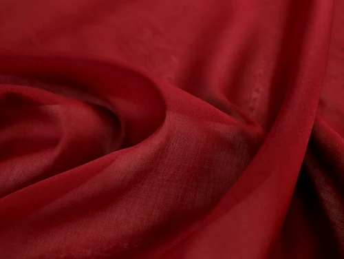 Dressmaking Fabric | Cotton Voile -Burgundy| Fabric Godmother 