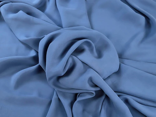 Dressmaking Fabric | Neva Sandwashed Tencel Twill - Blue | Fabric Godmother