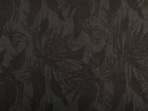 Dressmaking Fabric | Tia Floral Wool Jacquard Coating - Black | Fabric Godmother 