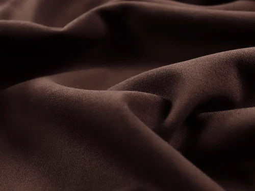Dressmaking Fabric | Organic Sweatshirt Fleece - Mocha | Fabric Godmother