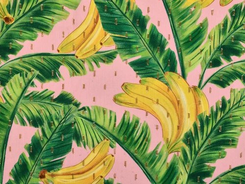 Dressmaking Fabric | Miami Lurex Spot Cotton Lawn - Pink | Fabric Godmother