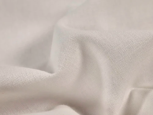 Dressmaking Fabric | Riviera Viscose & Linen - White | Fabric Godmother