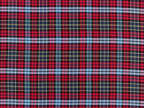 Dressmaking Fabric | Edgar Yarn Dyed Check Cotton - Navy | Fabric Godmother