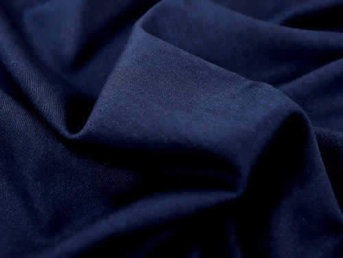Dressmaking Fabric | Colton Knitted Denim - Indigo | Fabric Godmother