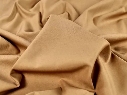 Dressmaking Fabric | Hunter Herringbone Stripe Cotton Twill - Stone | Fabric Godmother