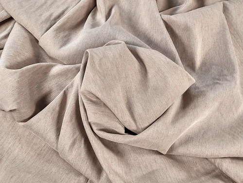 Dressmaking Fabric |  Sylvia Stretch Linen - Natural | Fabric Godmother 