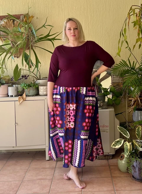 Nina Lee | Dolores Drop-Waist Dress | Fabric Godmother