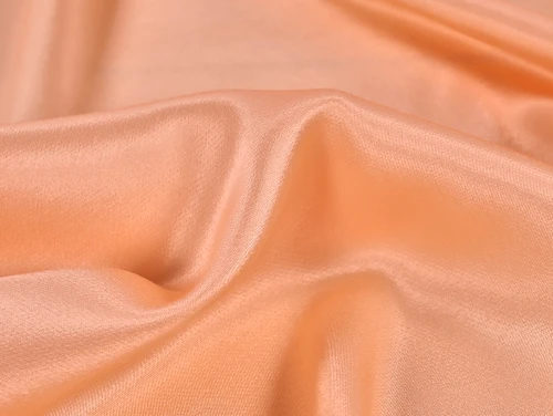Dressmaking Fabric | Bardot ECOVERO™ Viscose Satin - Peach | Fabric Godmother 