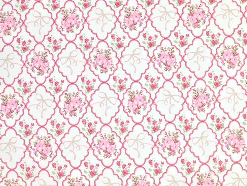 Dressmaking Fabric | Delvina Floral Cotton Poplin - Pink | Fabric Godmother 