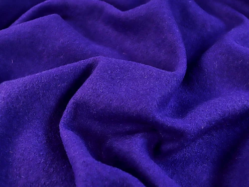(50cm) Jules 100% Boiled Wool Coating - Purple