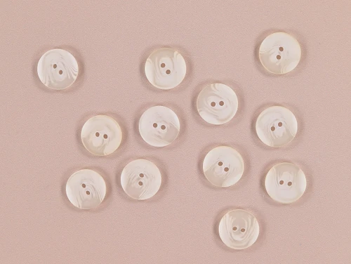 Haberdashery | Recycled Paper Buttons - 25mm - Ivory | Fabric Godmother
