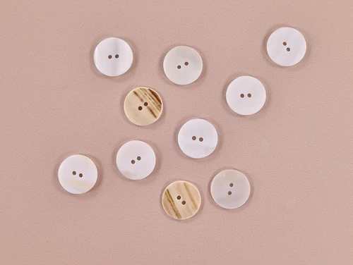 Haberdashery | Shell Button - 25mm - Ivory Pearl| Fabric Godmother