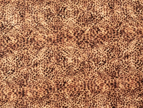 Dressmaking Fabric  | Cheeta Animal Viscose Crepe - Chocolate | Fabric Godmother 