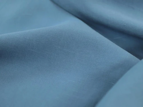 Dressmaking Fabric | Sanded Lenzing Tencel & Linen - Smoke Blue | Fabric Godmother