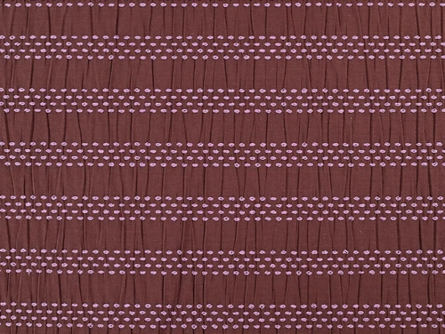 Dressmaking Fabric | Christa Stripe Cotton Poplin - Brown & Lilac  | Fabric Godmother