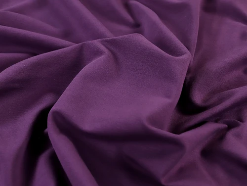 Dressmaking Fabric | Organic Sweatshirt Fleece - Purple | Fabric Godmother