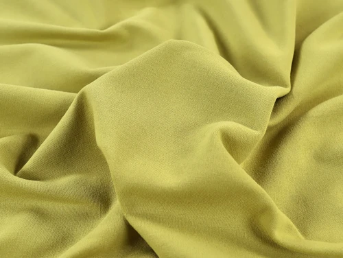 Dressmaking Fabric | Organic Sweatshirt Fleece - Chartreuse | Fabric Godmother