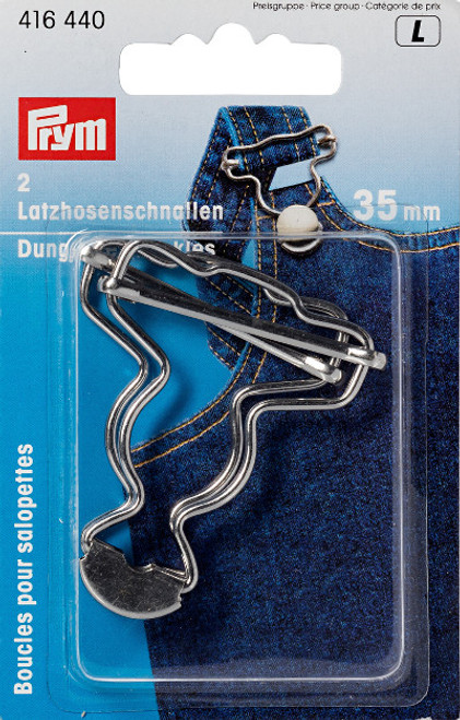 Dungaree Buckle 35mm - Silver Dungaree Buckle 35mm - Silver