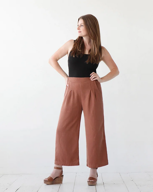 True Bias Emerson Crop Pants & Shorts Fabric Godmother True Bias Emerson Crop Pants & Shorts Fabric Godmother