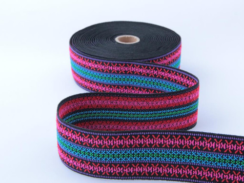 Woven Elastic 25mm Webbing Loom Elastic Tape - UK Manufacturers