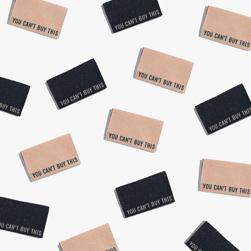 Kylie and the Machine | 'YOU CAN'T BUY THIS' Woven Labels | Fabric Godmother Kylie and the Machine | 'YOU CAN'T BUY THIS' Woven Labels | Fabric Godmother