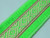 Haberdashery | Wide woven braided trim - 85mm - Neon Green  | Fabric Godmother 