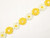 Haberdashery | Daisy Chain Trim - Yellow & White | Fabric Godmother 