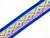 Haberdashery | Neon Geo Fringe Trim - Cobalt | Fabric Godmother 