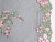 Dressmaking Fabric |  Alexandra Floral Embroidered Tulle - Pink & Black | Fabric Godmother