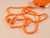 Haberdashery | Mini Pom Pom Trim - Orange | Fabric Godmother 