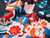 Dressmaking Fabric | Liberty Corsica Swim/Sport Blossom - Blue | Fabric Godmother 