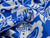 Dressmaking Fabric | Liberty Corsica Swim/Sport Nouveau Bouquet - Cobalt | Fabric Godmother 