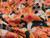 Dressmaking Fabric | Kira Flower Stretch Viscose Twill - Orange | Fabric Godmother