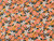 Dressmaking Fabric | Kira Flower Stretch Viscose Twill - Orange | Fabric Godmother