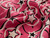 Dressmaking Fabric | Esme Stars Silk Crepe de Chine - Pink | Fabric Godmother