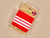 Haberdashery | Stripe Cuff Ribbing - Red | Fabric Godmother 