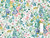 Liberty Fabrics Tana Lawn® Bouquet Parade - Aqua Liberty Fabrics Tana Lawn® Bouquet Parade - Aqua