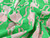 Dressmaking Fabric | Prowling Tiger Hand Block Print Cotton - Green | Fabric Godmother 