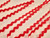 Dressmaking Trim | Ric Rac Braid - 20mm - Red | Fabric Godmother