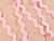 Dressmaking Trim | Jumbo Ric Rac Braid - 35mm - Light Pink | Fabric Godmother