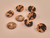 Haberdashery | Marble Sparkle Buttons - 30mm - Brown & Gold | Fabric Godmother Haberdashery | Marble Sparkle Buttons - 30mm - Brown & Gold | Fabric Godmother