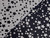 Dressmaking Fabric | Orion Metallic Reversible Star Brocade - Navy & Silver | Fabric Godmother 