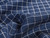 Dressmaking Fabric | Sonny Window Pane Check Tumbled Linen - Navy | Fabric Godmother