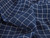 Dressmaking Fabric | Sonny Window Pane Check Tumbled Linen - Navy | Fabric Godmother