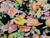 Dressmaking Fabric  | Winter Bouquet Viscose Lawn - Black | Fabric Godmother 