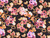 Dressmaking Fabric | Anemone Jewel Viscose Crepe - Chocolate | Fabric Godmother 
